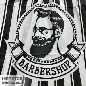 Áo choàng đen trắng (sọc to)