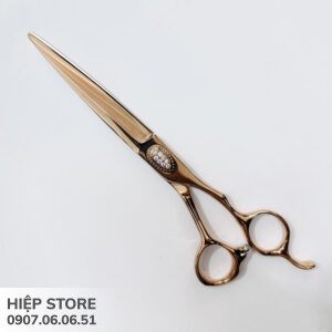 Kéo cắt Huodong lưỡi thẳng UC-680J 6.8 inches - mạ gold